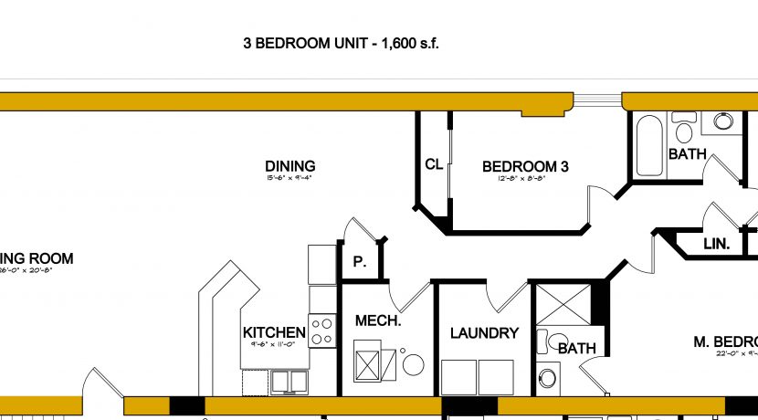 Apartment C floor plan